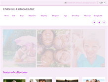 Tablet Screenshot of childrensfashionoutlet.net